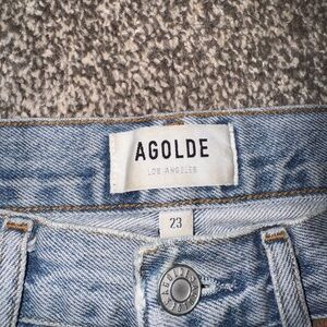 Agolde Light Blue Denim Jeans-90’s